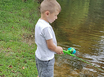Fishing at Dogwood Acres Campground