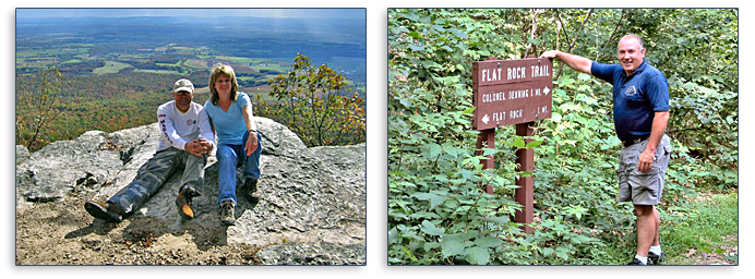 Hiking trails near Dogwood Acres Campground.